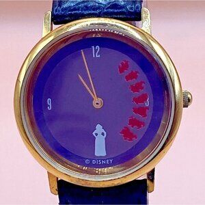 Disney Watch Snow White Spinning Dwarves Men Wristwatch Quartz Limited Number 18